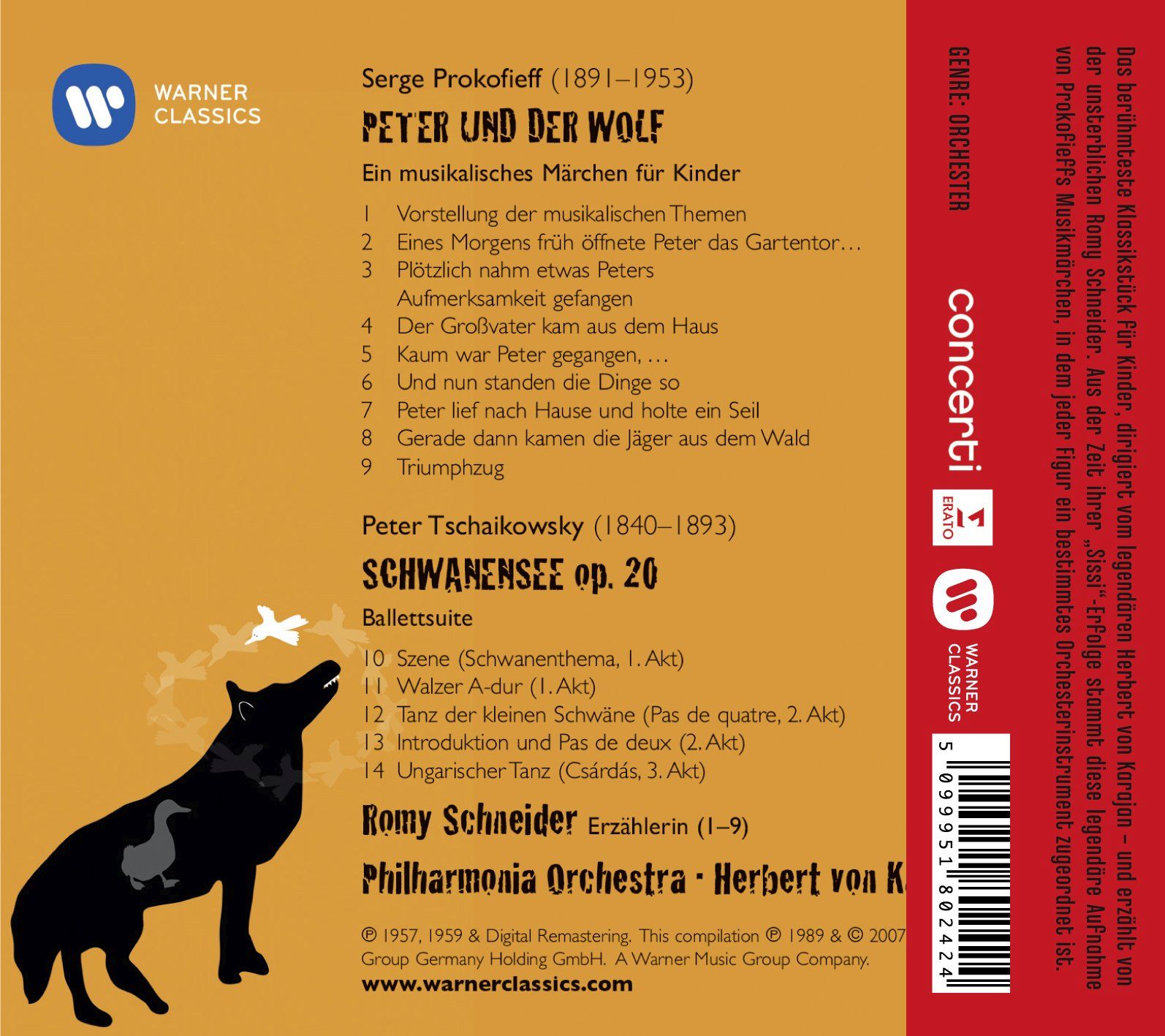 Meisterwerke der Klassik Prokofjew Peter und der Wolf concerti.de Meisterwerke der Klassik Prokofjew Peter und der Wolf concerti.de