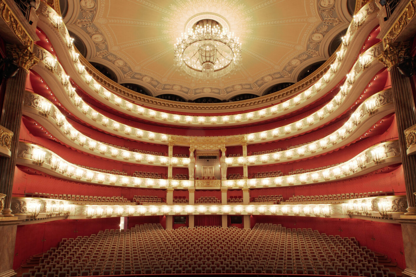 Zuschauerraum der Bayerischen Staastsoper