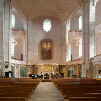 Innenraum der Dresdener Kreuzkirche