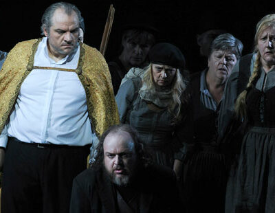 Zeljko Lucic (Simon Boccanegra), Markus Marquardt (Paolo Albiani), Staatsopernchor