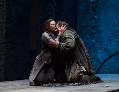 Probeaufnahme von Ausrine Stundyte (Leonore) und Burkhard Fritz (Florestan)