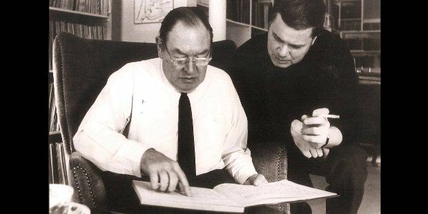 Erster wahrer „Partner“: Gerald Moore (links) mit Dietrich Fischer-Dieskau
