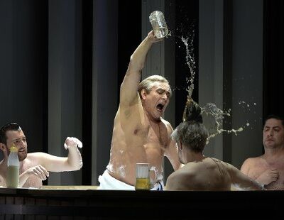 Roman Hoza (Afron), Boris Statsenko (König Dodon), Sami Luttinen (Polkan), Corby Welch (Gwidon)