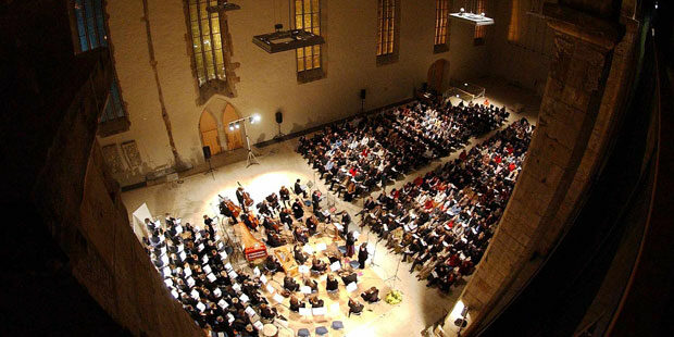 Mit dem Flair vergangener Tage: Die Johanniskirche in Magdeburg