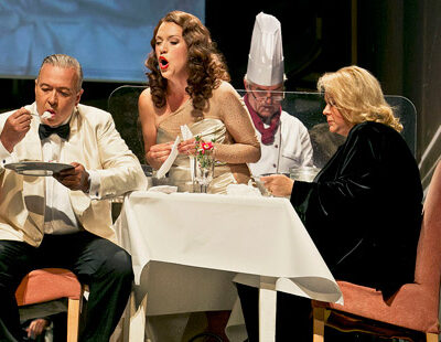 Herbert Lippert (Tannhäuser), Julia Faylenbogen (Venus), Statisterie