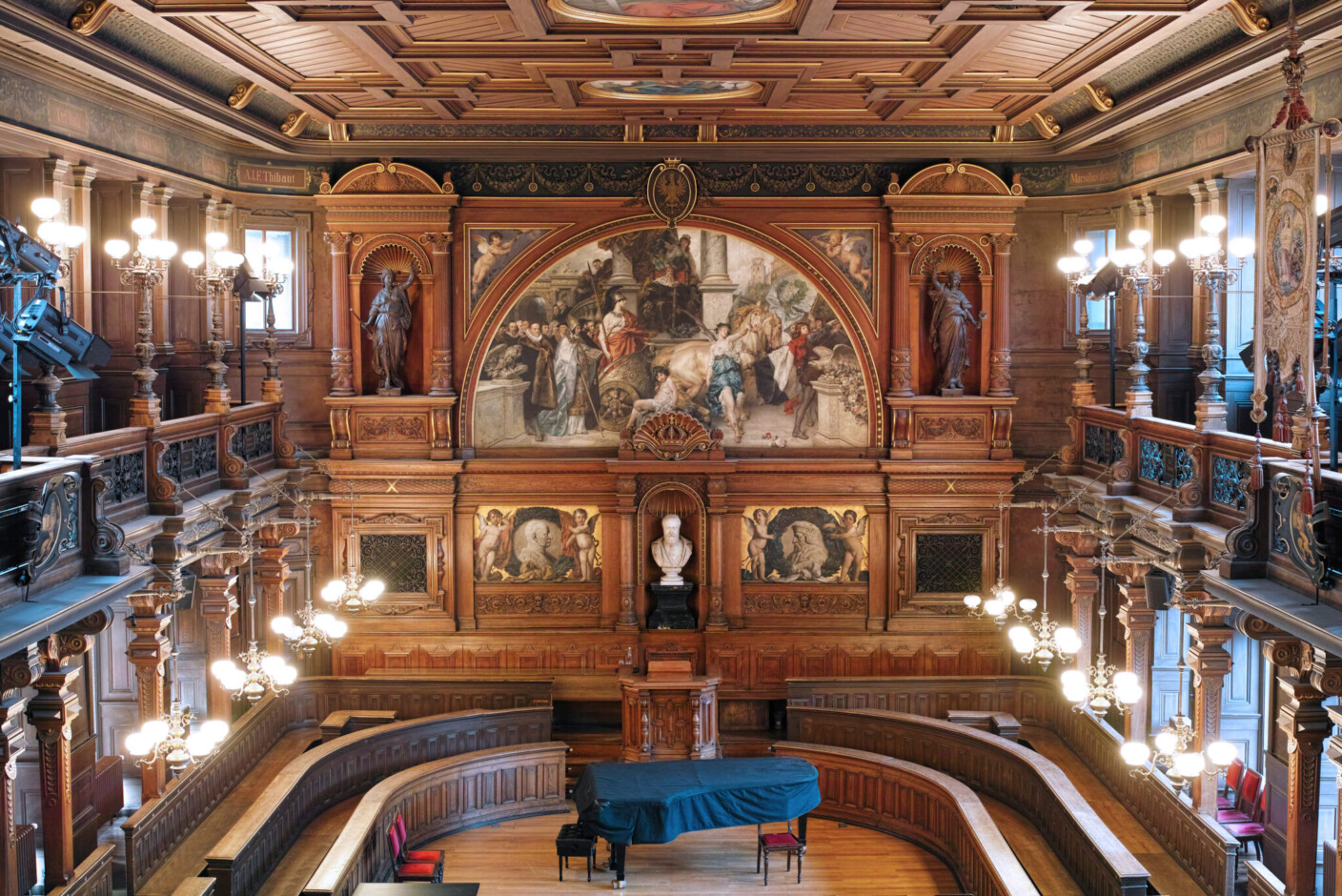 Aula der Alten Universität Heidelberg Innenansicht
