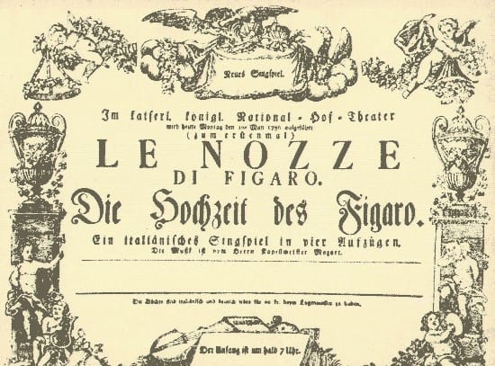Die Uraufführung von „Le nozze di Figaro“ im Jahr 1786 brachte dem Komponisten großen Erfolg ein