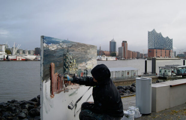 Elbphilharmonie in Öl