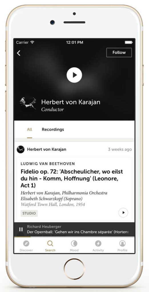 idagio für iOS