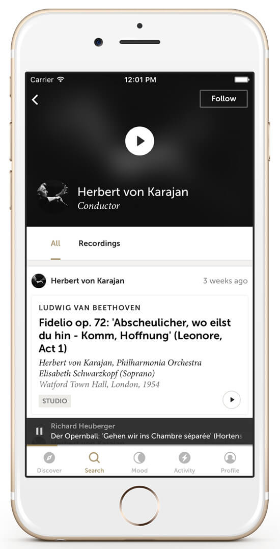 idagio für iOS