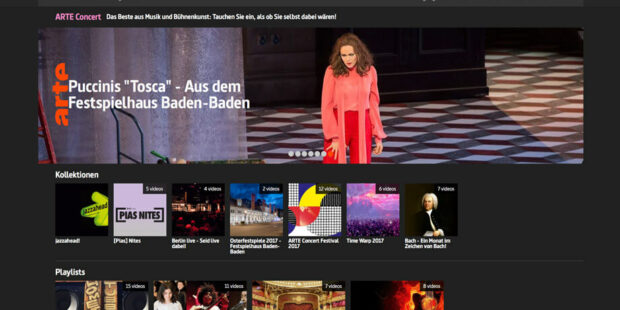 Screenshot ARTE Concert