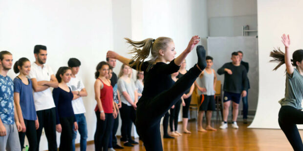 Proben zur Choreografie von "Sketches"