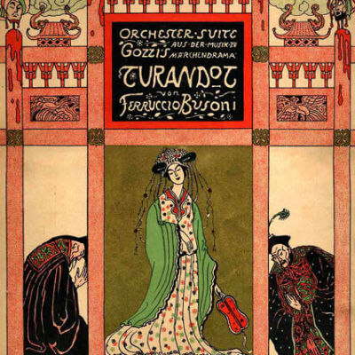 Deckblatt für die Suite aus Turandot