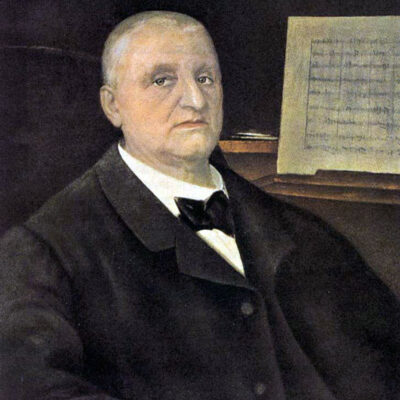 Anton Bruckner, Gemälde von Ferry Bératon