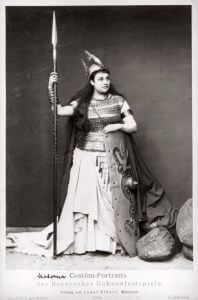 Amalie Materna als Brünnhilde, Bayreuth 1876
