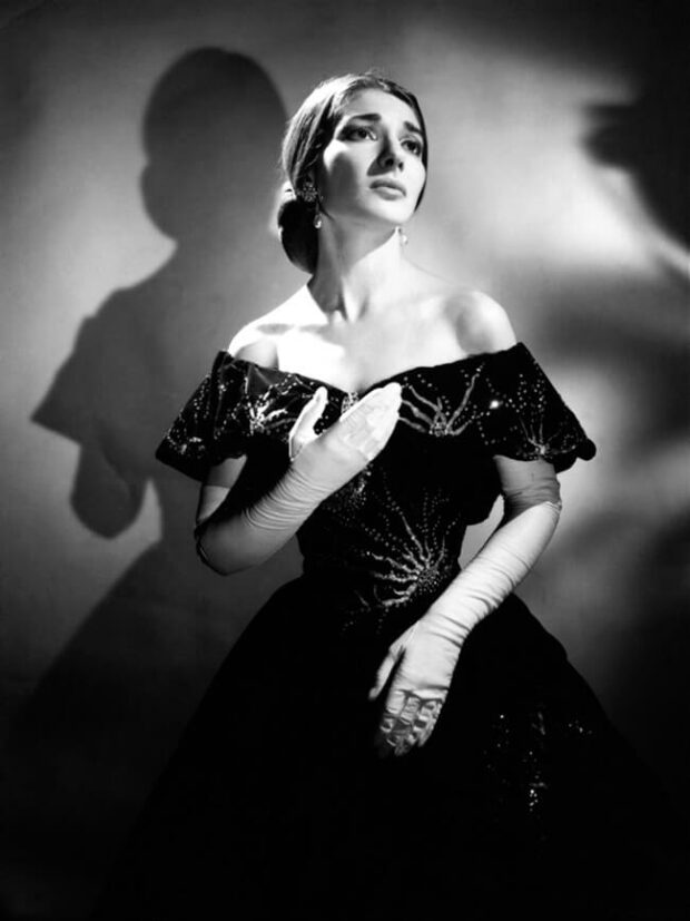 Maria Callas in der Rolle der Violetta