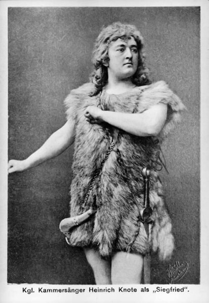 Heinrich Knote als Siegfried (um 1915)
