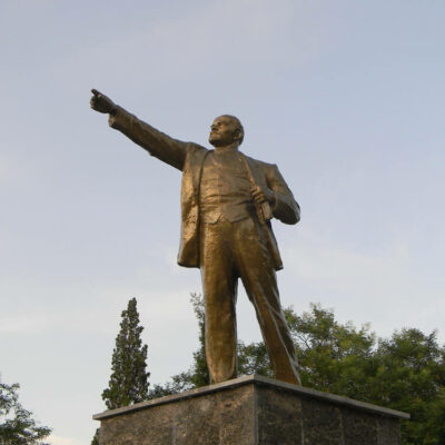 Lenin-Denkmal in der Ukraine
