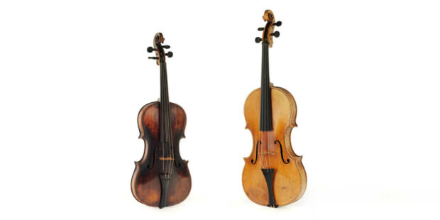 Bratsche (l.) und Ritter-Bratsche (r.)