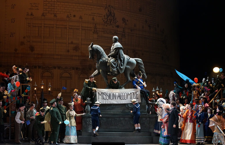 Szenenbild aus "Les Troyens"