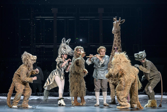 Szenenbild aus "Die Zauberflöte"