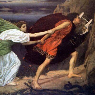 Orpheus und Eurydice. Gemälde von Edward Poynter