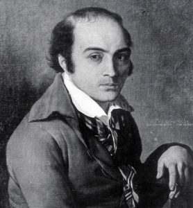 André Chénier. Gemälde von Joseph-Benoît Suvée