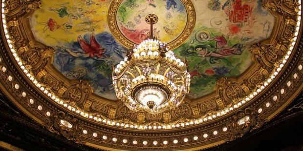 L'Opera de Paris.Deckengemälde von Marc Chagall