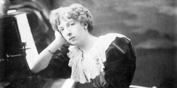 Cécile Chaminade. Fotografie von 1890