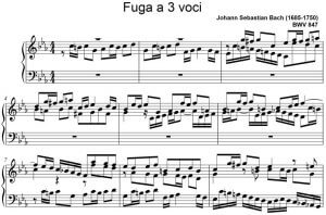 Fuga Nr. 2 c-Moll BWV 847