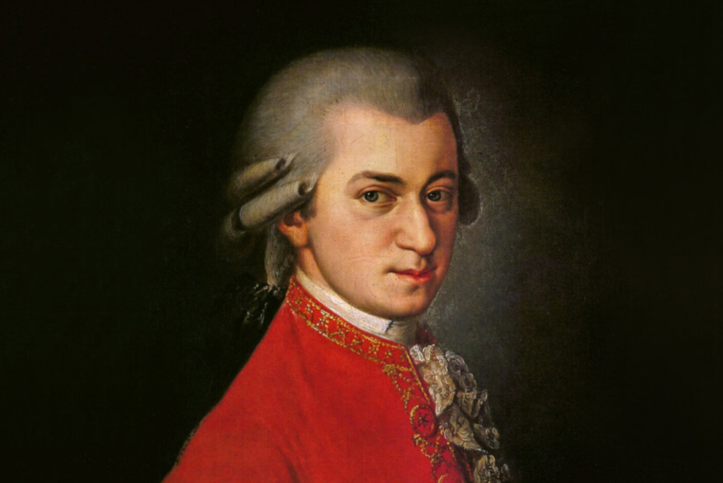 Wolfgang Amadeus Mozart. Gemälde von Barbara Kraft 1819