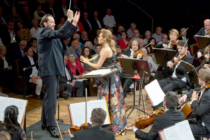 Andris Nelsons, Kristīne Opolais und das Gewandhausorchester Leipzig