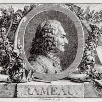 Jean-Philippe Rameau. Stich von Louis Joseph Masquelier, 1779