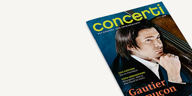 Druckfrisch: die concerti April-Ausgabe!