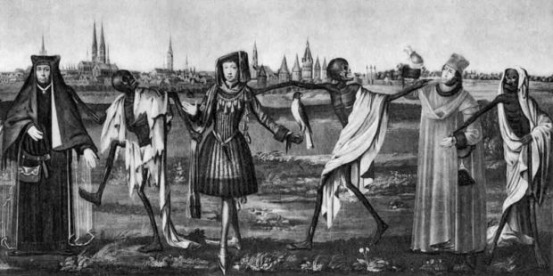 Der sog. "Lübecker Totentanz" (Ausschnitt), 1701