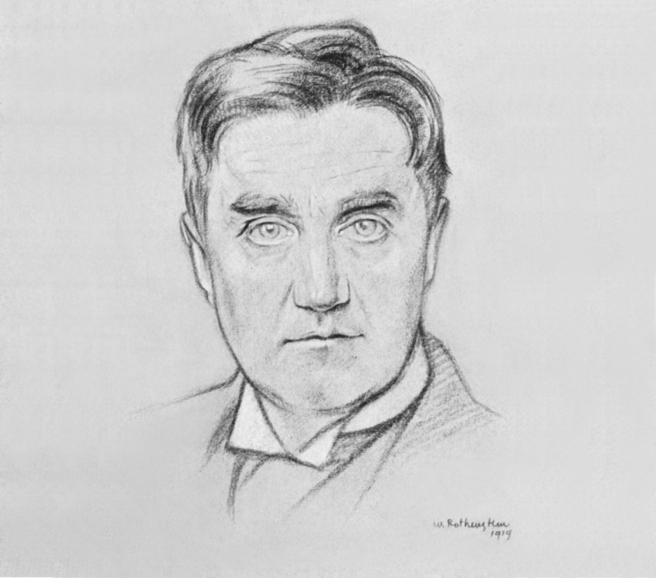 Ralph Vaughan Williams. Zeichnung von William Rothenstein, 1919