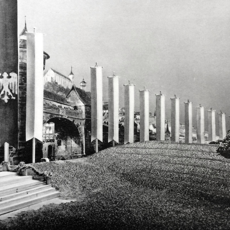 Bühnenbild zu "Die Meistersinger" von Benno von Arent, 1938