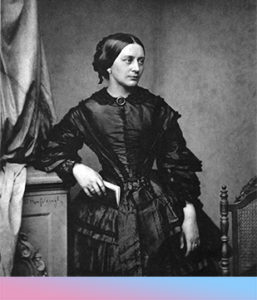 Clara Schumann um 1850. Fotografie von Franz Hanfstaengel