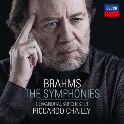 Cd Cover: Johannes Brahms: Symphonien Nr.2 & 4 gespielt von Gewandhausorchester Leipzig unter der Leitung Riccardo Chailly