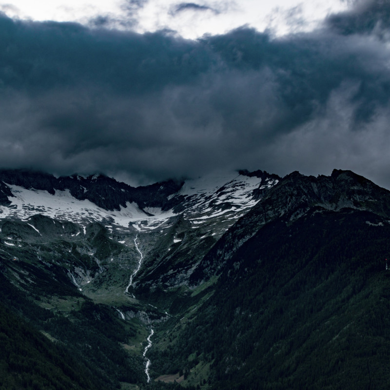 Symbolbild zur "Alpensinfonie" von Richard Strauss: Unwetter in den Alpen