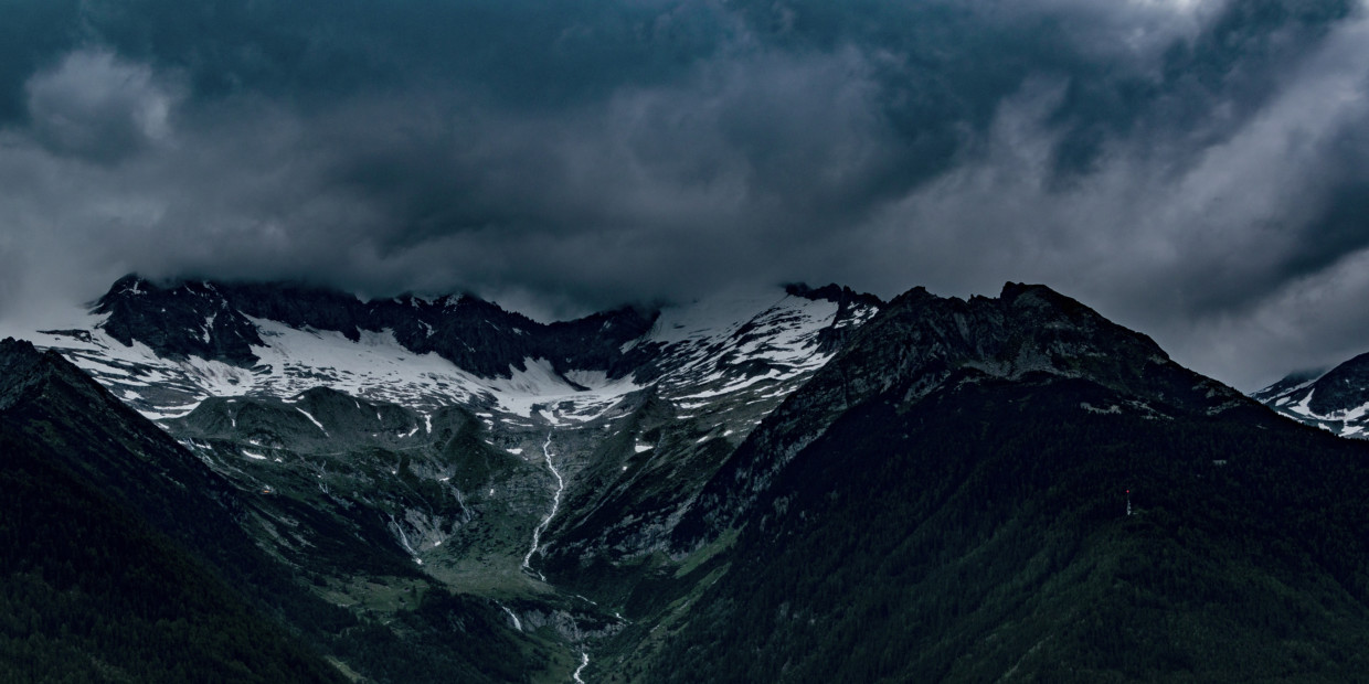 Symbolbild zur "Alpensinfonie" von Richard Strauss: Unwetter in den Alpen