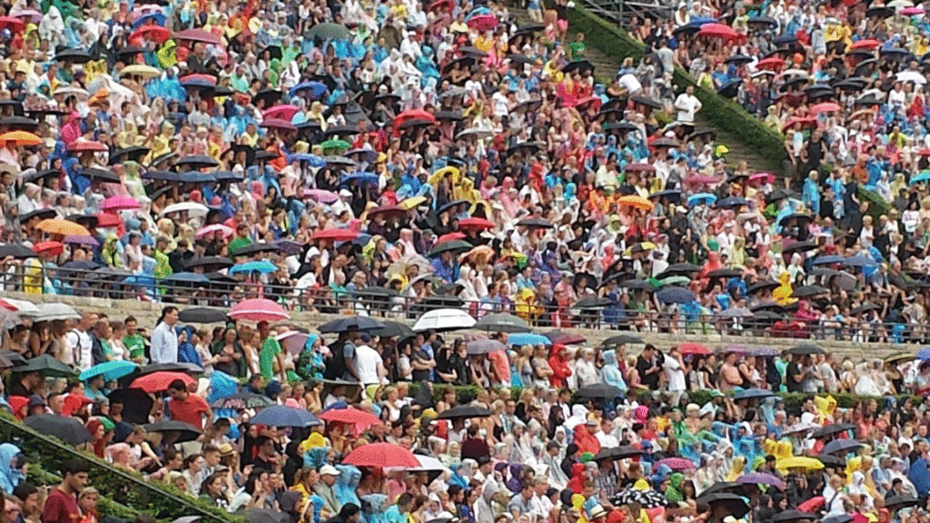 Wassermusik statt Open Air Vergnügen