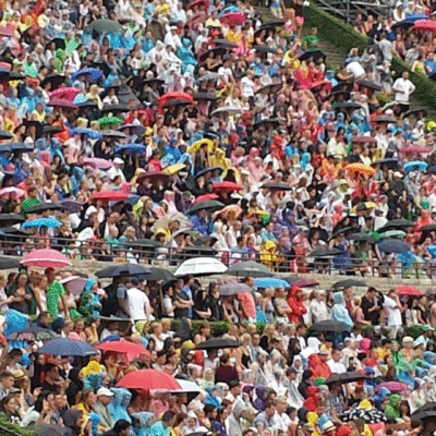 Konzert im Regen