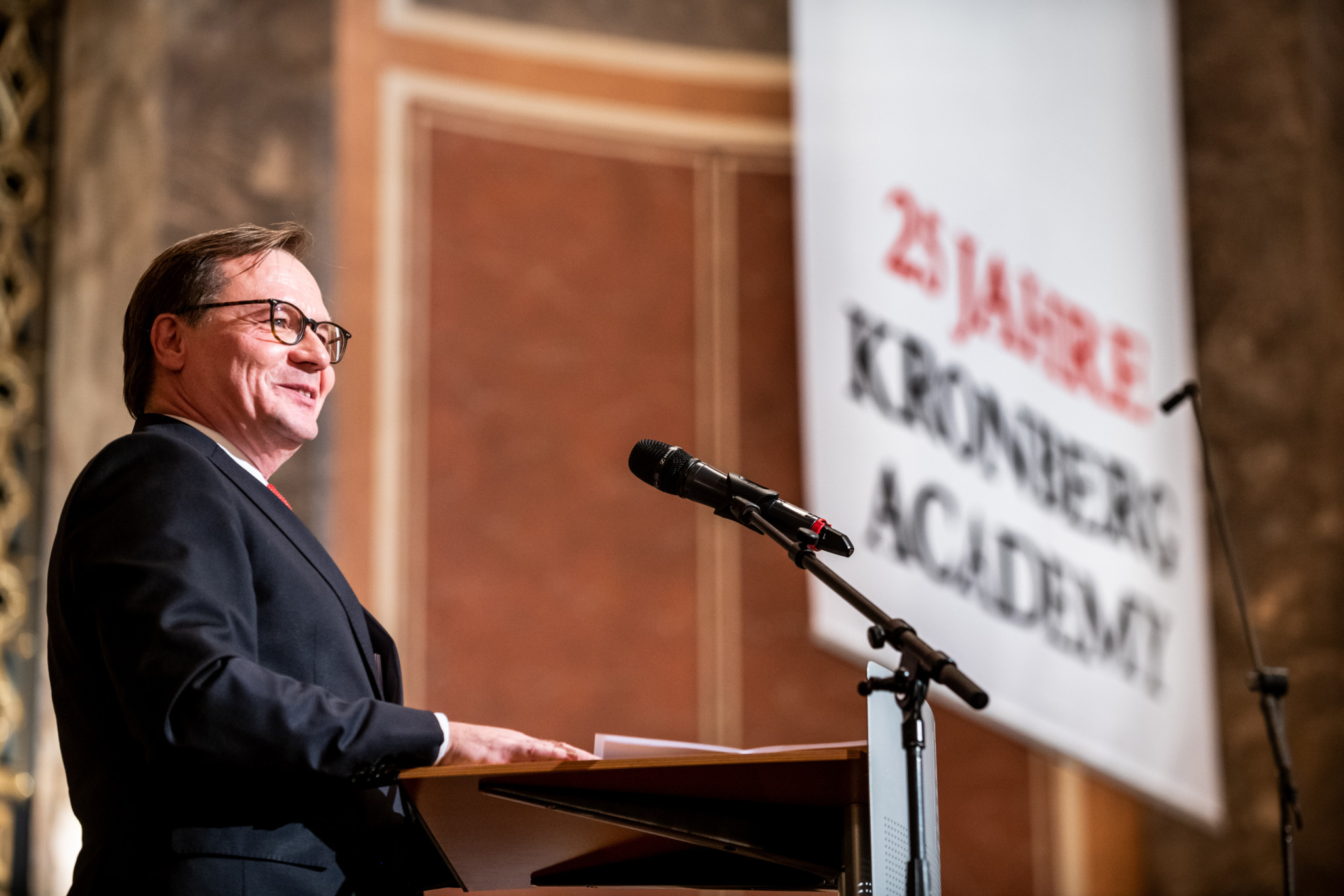 25 Jahre Kronberg Academy, Jubiläumskonzert. Rede des Academy-Gründers Raimund Trenkler