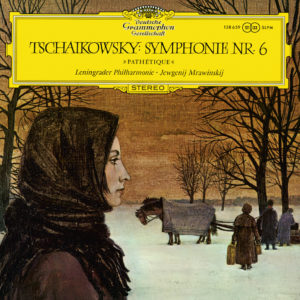 Cover der Schallplatte der Leningrader Philharmonie mit Tschaikowskys Sinfonie Nr. 6