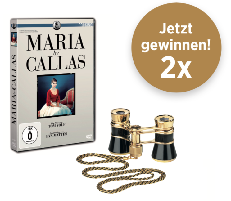 DVD "Maria by Callas" und Opernglas glamour von Eschenbach