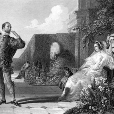 Shakespeares "Was ihr wollt". Stich von Daniel Maclise, 1859