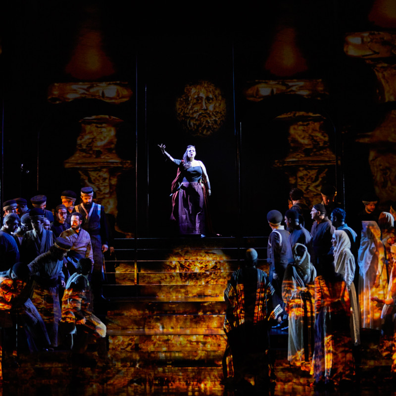 Szenenbild aus "Nabucco"