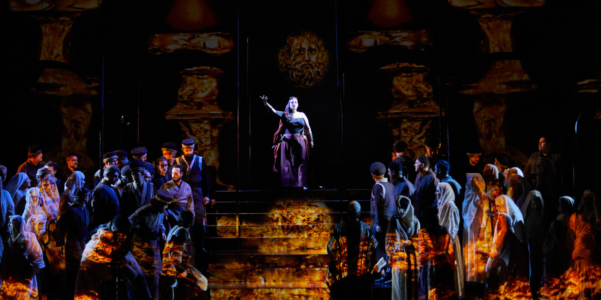 Szenenbild aus "Nabucco"