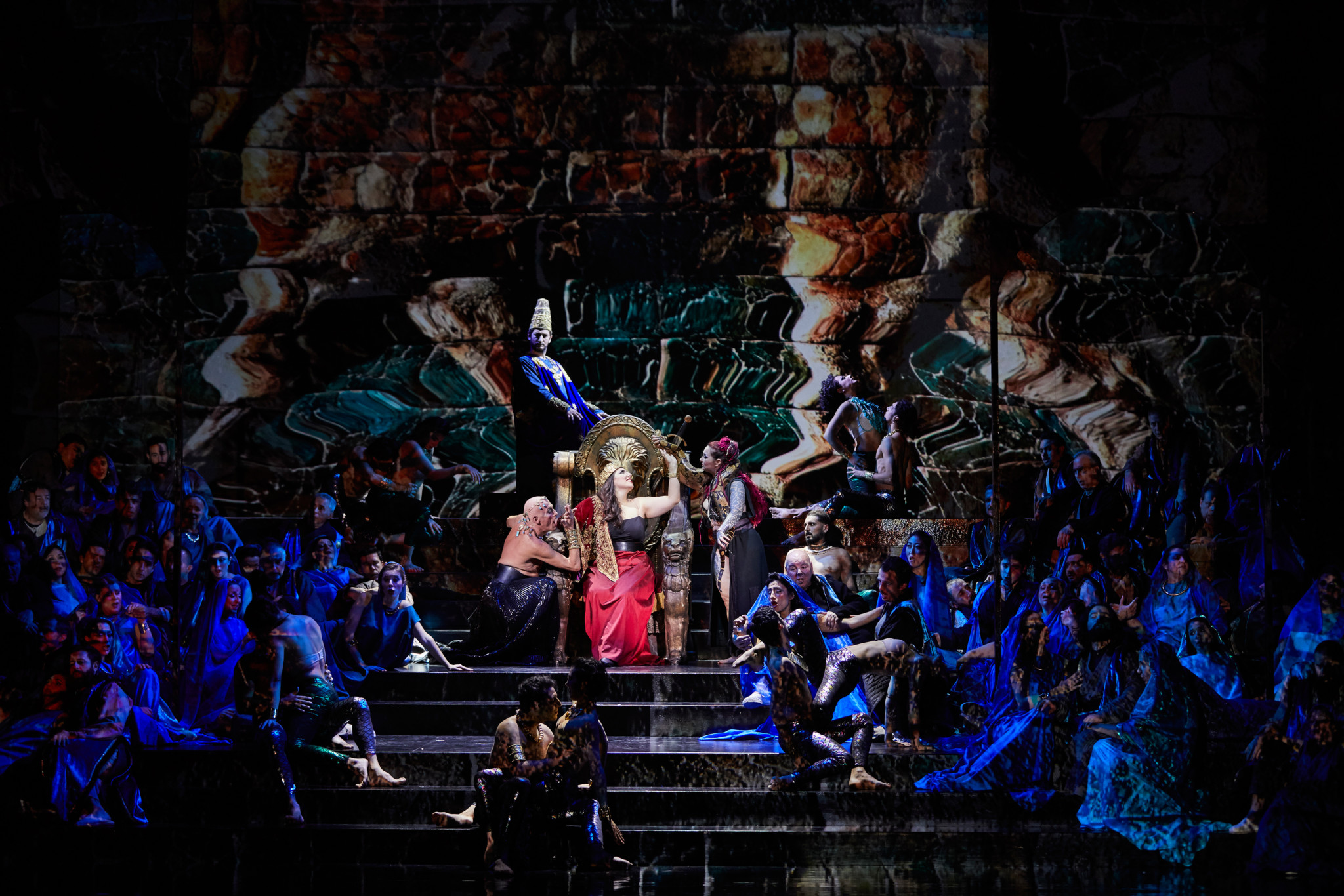 Szenenbild aus "Nabucco"